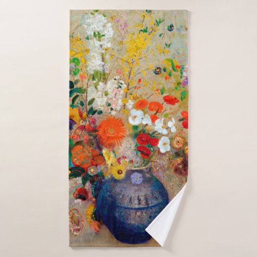 Fleurs, Redon (Serviette de bain)
