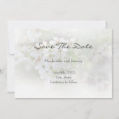 Fleurs rêveuses pour le Save the Date (Devant)