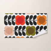 Fleurs Rigoureuses, Stem, Tomate Rose (Serviette à main)