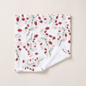 Fleurs romantiques (Gant de toilette)