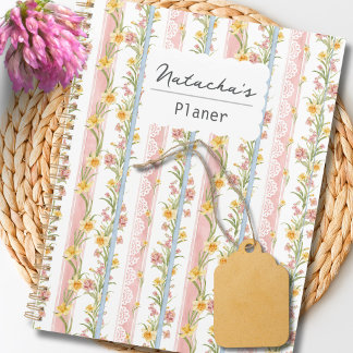 Fleurs romantiques personnalisées tendance écritur