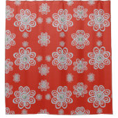 Fleurs romantiques - Rideau de douche (Devant)