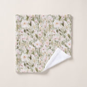Fleurs rose pâle de jolie teinte rose (Gant de toilette)