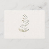 Fleurs rose vif Mariage Carte RSVP (Dos)