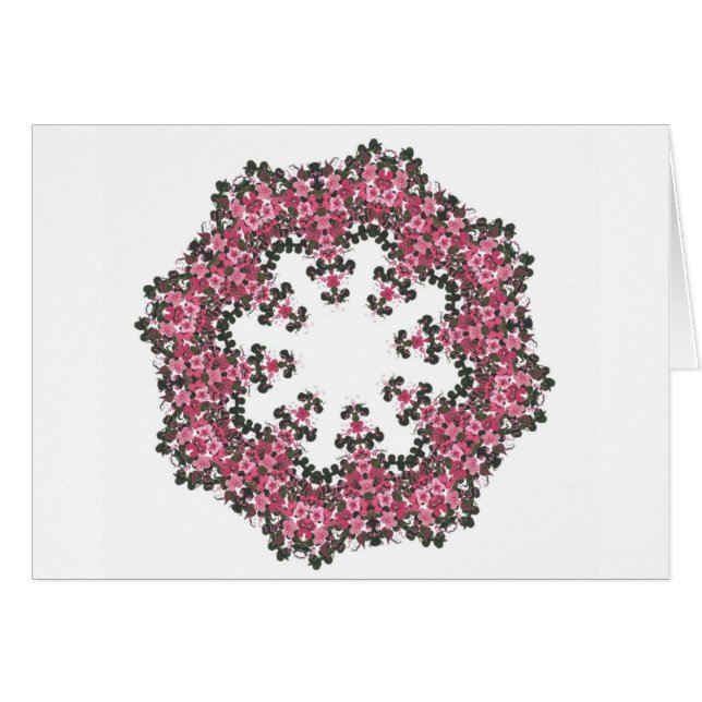 Fleurs roses (Devant horizontal)