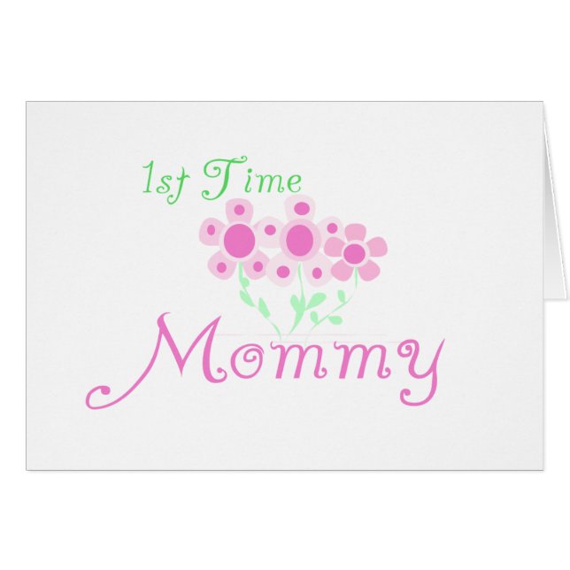 Fleurs roses 1er Fleurs Mommy tshirts et cadeaux (Devant horizontal)