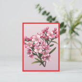 FLEURS ROSES #2 Carte postale (Debout devant)