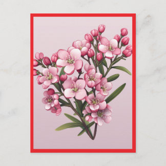 FLEURS ROSES #2 Carte postale
