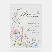 Fleurs roses amour en fleurs pour une douche de ma (Recto)