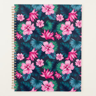 Fleurs roses avec Feuilles verts Partern-79066