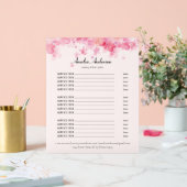 Fleurs roses Beauté Stylist Service Tarifs (Mariage)