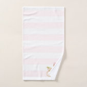 Fleurs roses bébé poussette (Serviette à main)