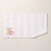 Fleurs roses bébé poussette (Serviette à main)