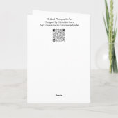 Fleurs roses Belle carte d'anniversaire (Dos)