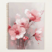 Fleurs roses, blanches et grises (Devant)