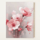 Fleurs roses, blanches et grises (Dos)