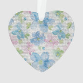 Fleurs roses bleues scintillent (dos)