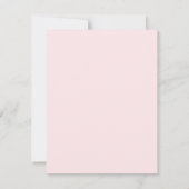 Fleurs Roses Blush Mariage | Merci (Dos)