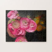 Fleurs roses brillantes Jigsaw Puzzle (Horizontal)