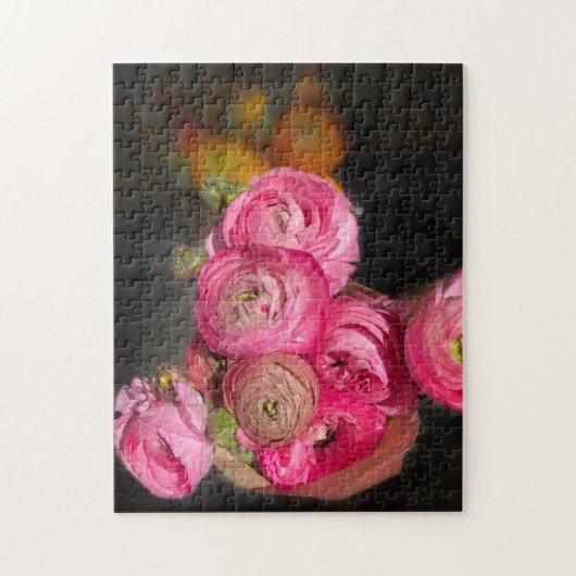 Fleurs roses brillantes Jigsaw Puzzle (Vertical)