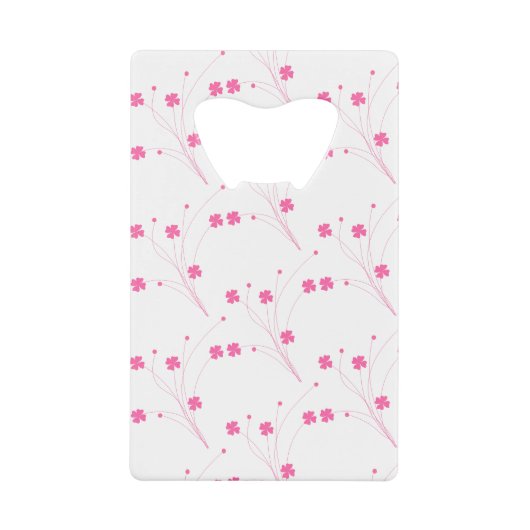 Fleurs roses Bubblegum, Petite impression Florale (Devant)