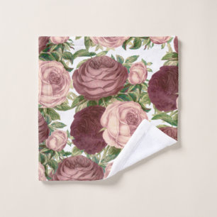 Fleurs roses chics de roses de Bourgogne de pays