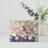 Fleurs roses de Mackintosh - Carte postale (Debout devant)