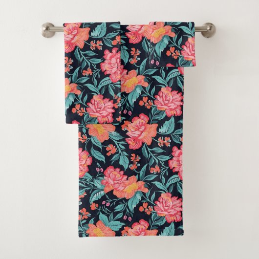 Fleurs roses et coraux (En situation)