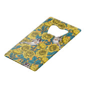 Fleurs roses et oiseaux dorés (Dos Angle)