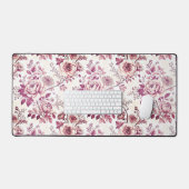fleurs roses et rouge foncé (Clavier et souris)