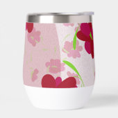 Fleurs roses et rouges - Floral (Gauche)