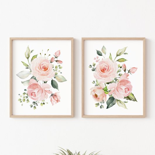 Fleurs roses, Fleurs Aquarelles, Nourriture pour f