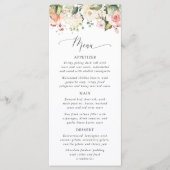 Fleurs roses, Fleurs blanches, Bohème, Menu de mar (Devant)