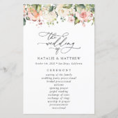 Fleurs roses, Fleurs blanches, Boho, Programme de (Devant)