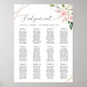 Fleurs roses, Fleurs blanches, Boho, Tableau de si (Devant)