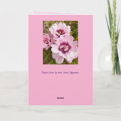 Fleurs roses Floral Rose Roses Carte de jour des m (Dos)