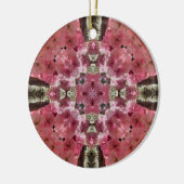 Fleurs roses Kaleidoscope Ornement floral (Gauche)