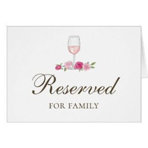 Fleurs roses. Mariage floral. signe réservé rose