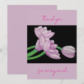 Fleurs roses merci beaucoup (Devant / Derrière)