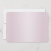 Fleurs Roses Modernes Enregistrer La Carte Date (Dos)