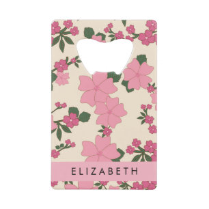 Fleurs Roses, Motif De Fleurs, Votre Nom