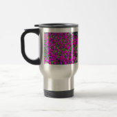 Fleurs roses : Mug de voyage (Gauche)