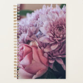 Fleurs Roses pastel rose pâle violet (Devant)