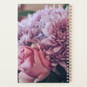 Fleurs Roses pastel rose pâle violet (Dos)