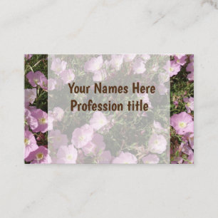 Fleurs roses Photo Carte de visite professionnel