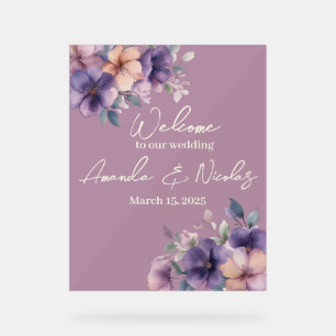 Fleurs roses pourries sur Mariage Bienvenue