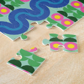Fleurs roses - Puzzle (Côté)