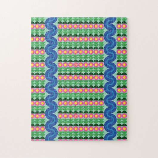 Fleurs roses - Puzzle (Vertical)