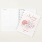 fleurs roses romantiques mariage (Devant avec enveloppe)