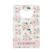 Fleurs roses, Roses, Fleurs Aquarelles, Votre Nom (Dos)